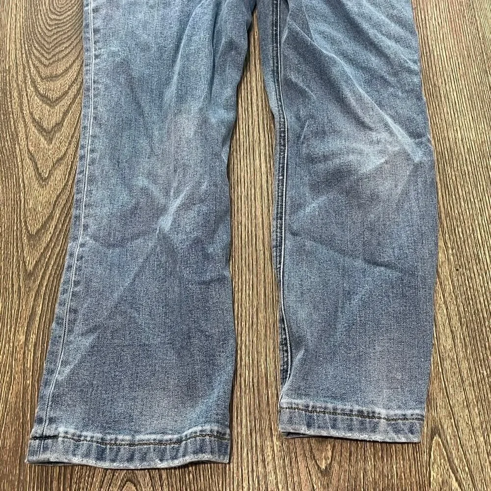 J.Crew Billie Demi Boot Crop Jeans High Rise Denim Medium Wash Blue Size 30
